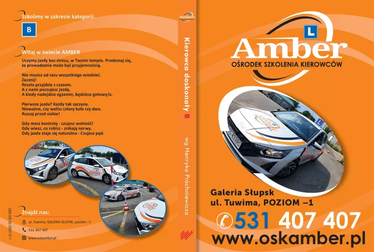 Training materials for driving license students - OSK AMBER in Slupsk city in Poland