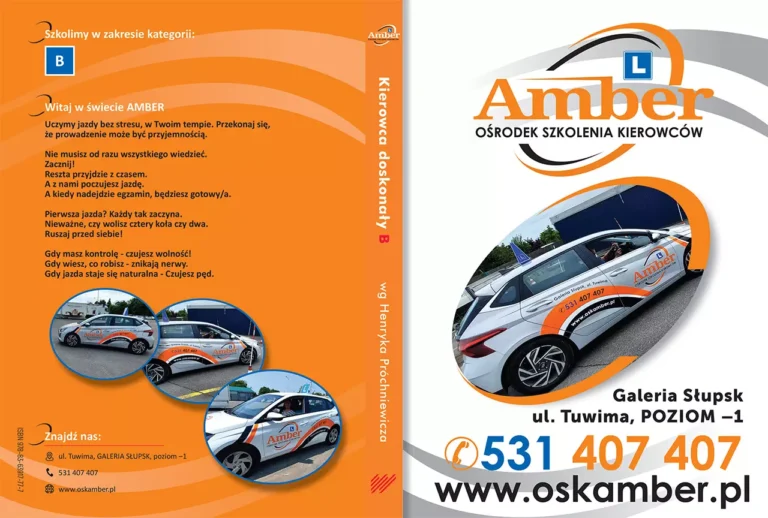 Training materials for driving license students - OSK AMBER in Slupsk city in Poland