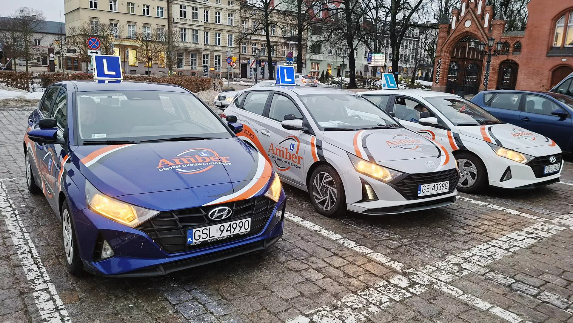 Driving lessons on OSK AMBER vehicles in city Slupsk in Poland