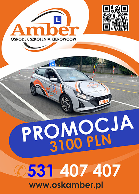 Promocja prawo jazdy! Kurs już za 3100 zł - OSK Amber Słupsk