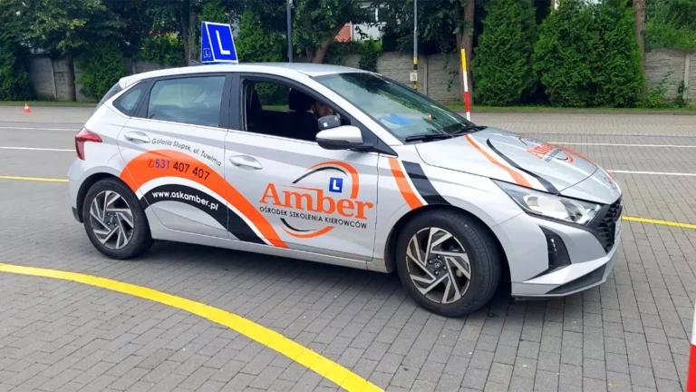 Plac manewrowy - kurs nauki jazdy